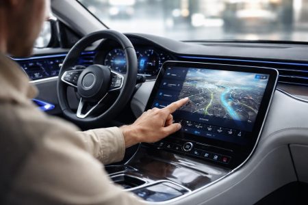 personne-tableau-bord-voiture-moderne