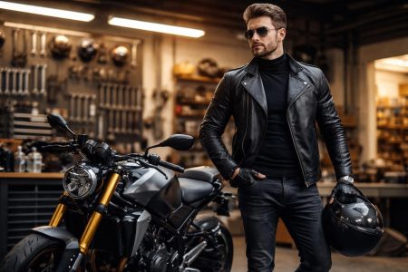 motard-tenue-moto-atelier-moderne