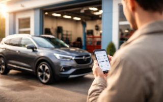 voiture-moderne-atelier-personne-smartphone