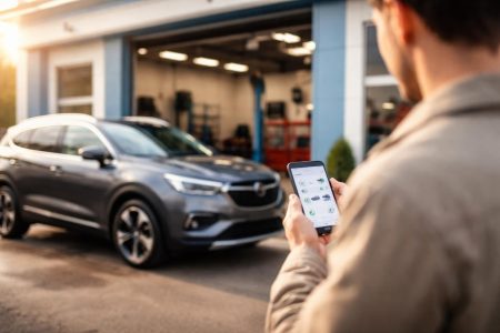 voiture-moderne-atelier-personne-smartphone