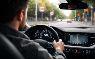 conducteur-tableau-bord-compteur-route-urbaine