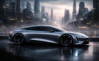 voiture-futuriste-profil-ville-urbaine