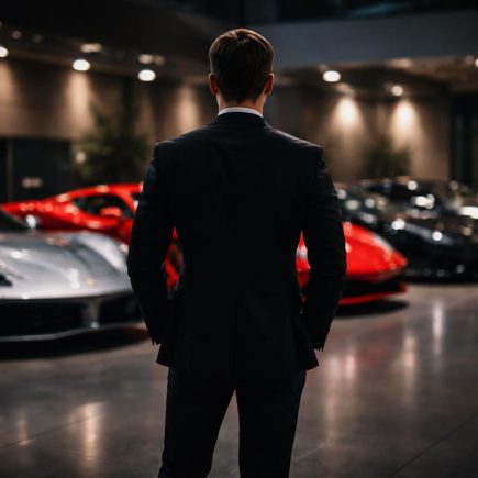 homme-dos-voitures-sport-garage