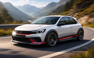 voiture-sportive-montagne-ciel-ensoleille