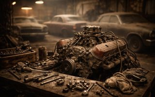 garage-voitures-anciennes-moteur-outils