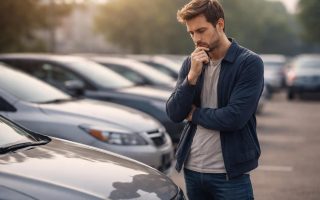 individu-voiture-occasion-parking-reflexion