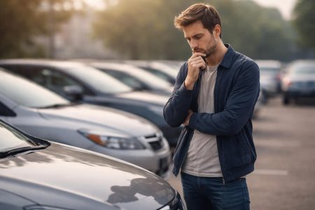 individu-voiture-occasion-parking-reflexion