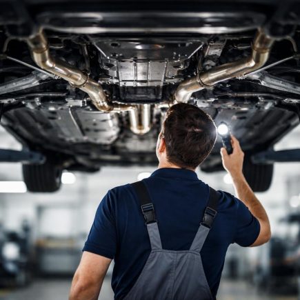 mecanicien-garage-voiture-surelevee-structure