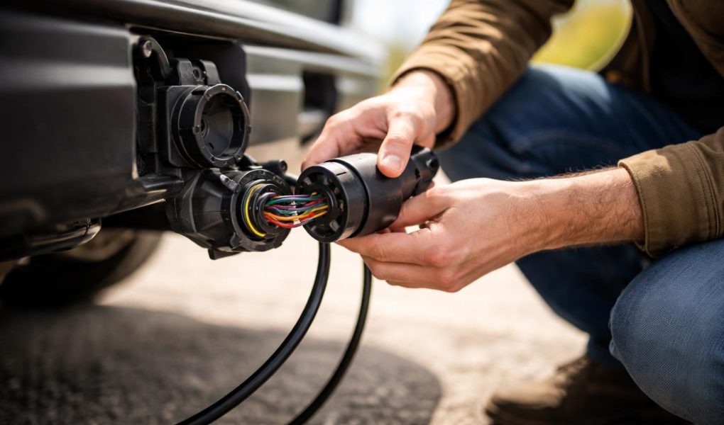 vehicule-prise-remorque-cables-colores