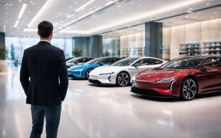 personne-rangée-voitures-showroom