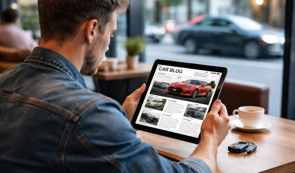 passionne-automobile-tablette-cafe-contemporain