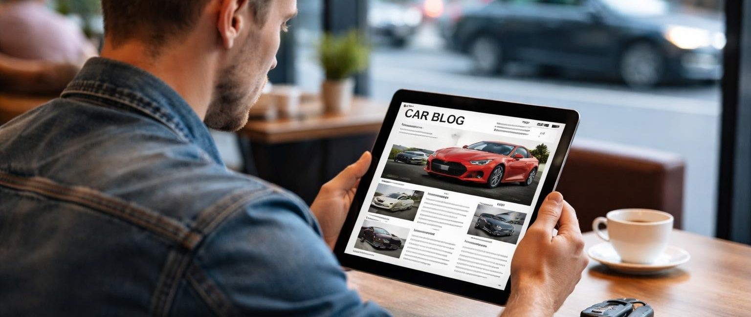 passionne-automobile-tablette-cafe-contemporain