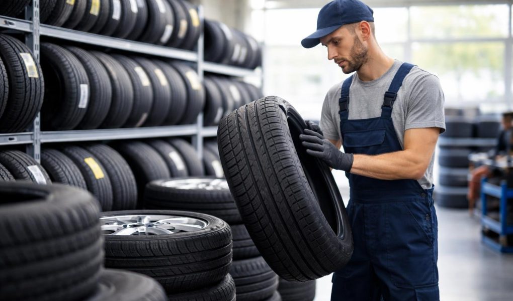 garage-moderne-mecanicien-pneus-exposes